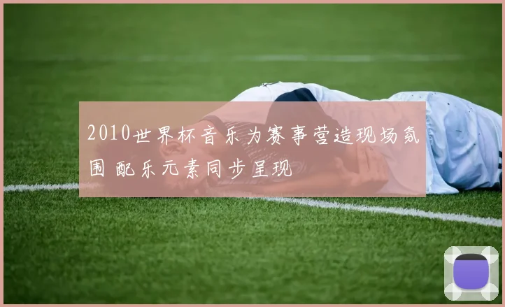 2010世界杯音乐为赛事营造现场氛围 配乐元素同步呈现